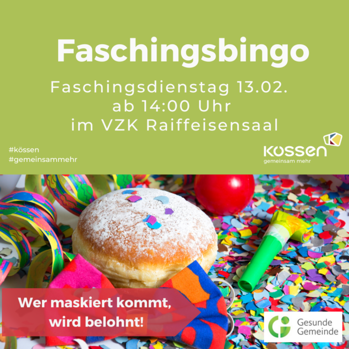 Gesunde Gemeinde Faschingsbingo