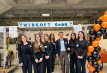 BürgermeisterInnenfrühstück und Übungsfirmenmesse an der BHAK/BHAS Wörgl