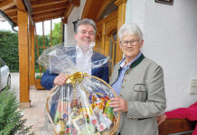 Die Gemeinde Schwendt gratuliert zum 80. Geburtstag …