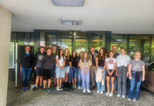 Besuch der 4. Klasse der Mittelschule Kössen im Gemeindeamt