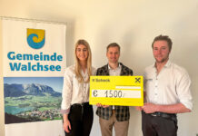 Spende für Walchseer Sozialfond „Woixee für Woixee“