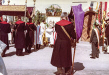 Fronleichnamprozession im Jahr 1962