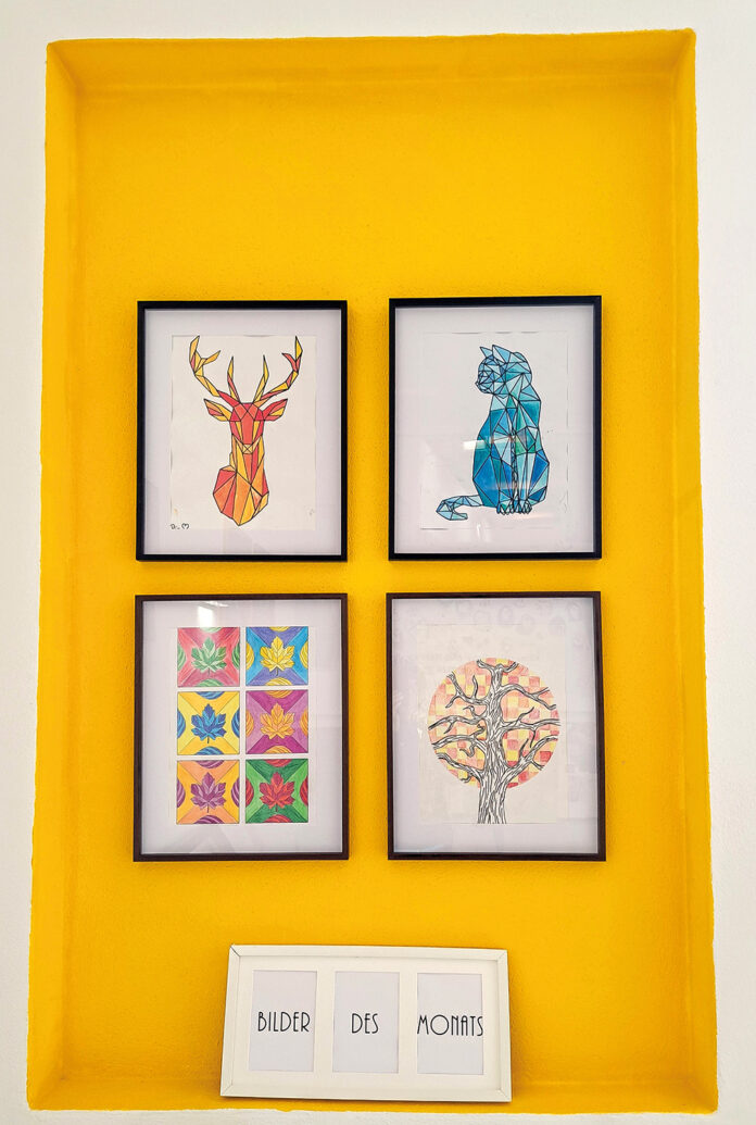 Gm Koessen Schule dem Expressionismus nachempfunden