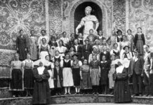 Ausflug der Koch- und Haushaltungsschule zum Schloss Hellbrunn in Salzburg