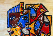 Farbenfroh zum Hinschauen Neue Ausstellung im Kössener Gemeindeamt