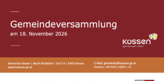 Informationen Gemeinde Kössen