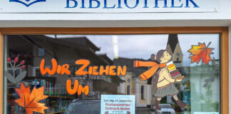 Bücherei kurzzeitig geschlossen